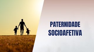 Paternidade socioafetiva [upl. by Laehcor]