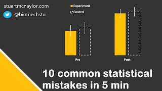 Ten Statistical Mistakes in 5 Min [upl. by Cliffes89]