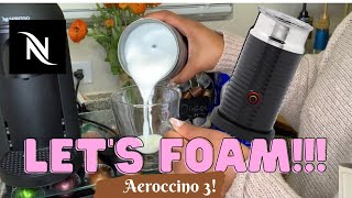 How To Foam Milk With Aeroccino 3 Make Coffee With Foam Tips amp Tricks  Easy Foamed Latte Recipe [upl. by Asel]