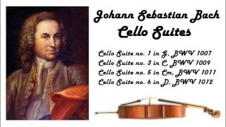 Johann Sebastian Bach  Cello suites in 432 Hz great for reading or studying [upl. by Attekram]