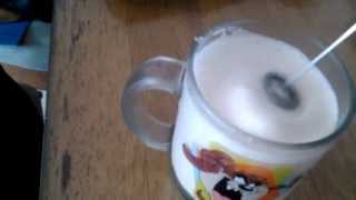 Aerolatte Review Frothing Cold Milk In Under 1 Minute [upl. by Law284]